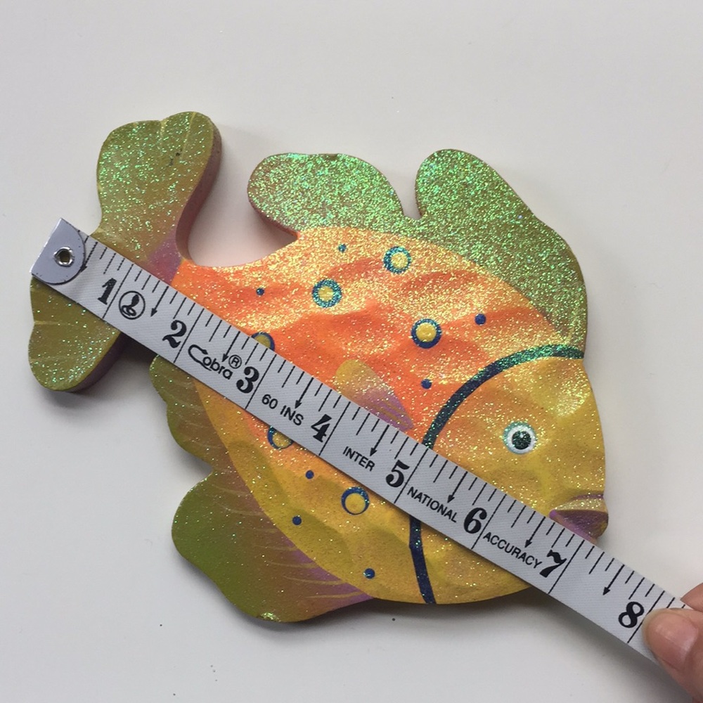 Wood fish plaque 🌿🐬 - Picture 6 of 7